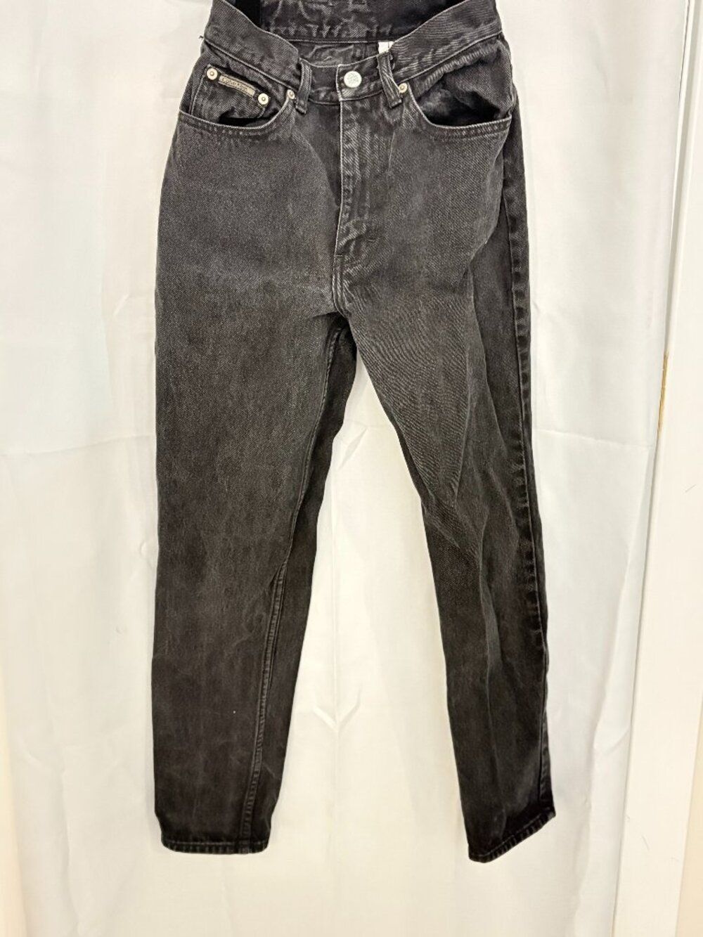 Vintage Calvin Klein Jeans Black High Rise Mom Jeans Size 6 Made in USA